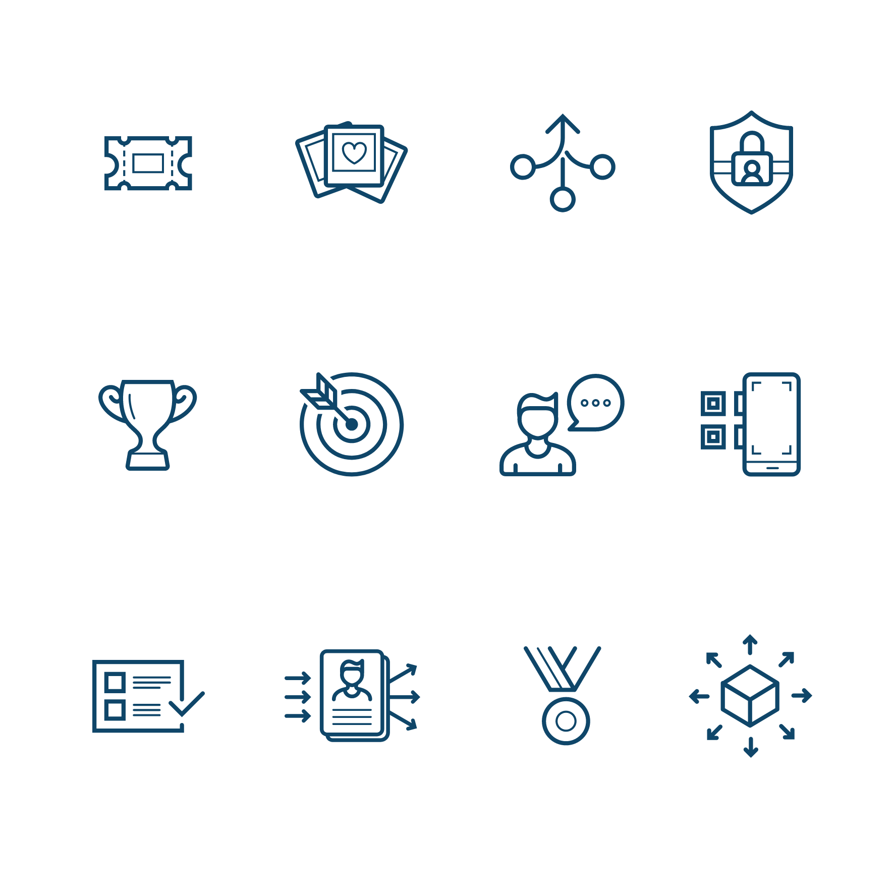 Audience Icons on White