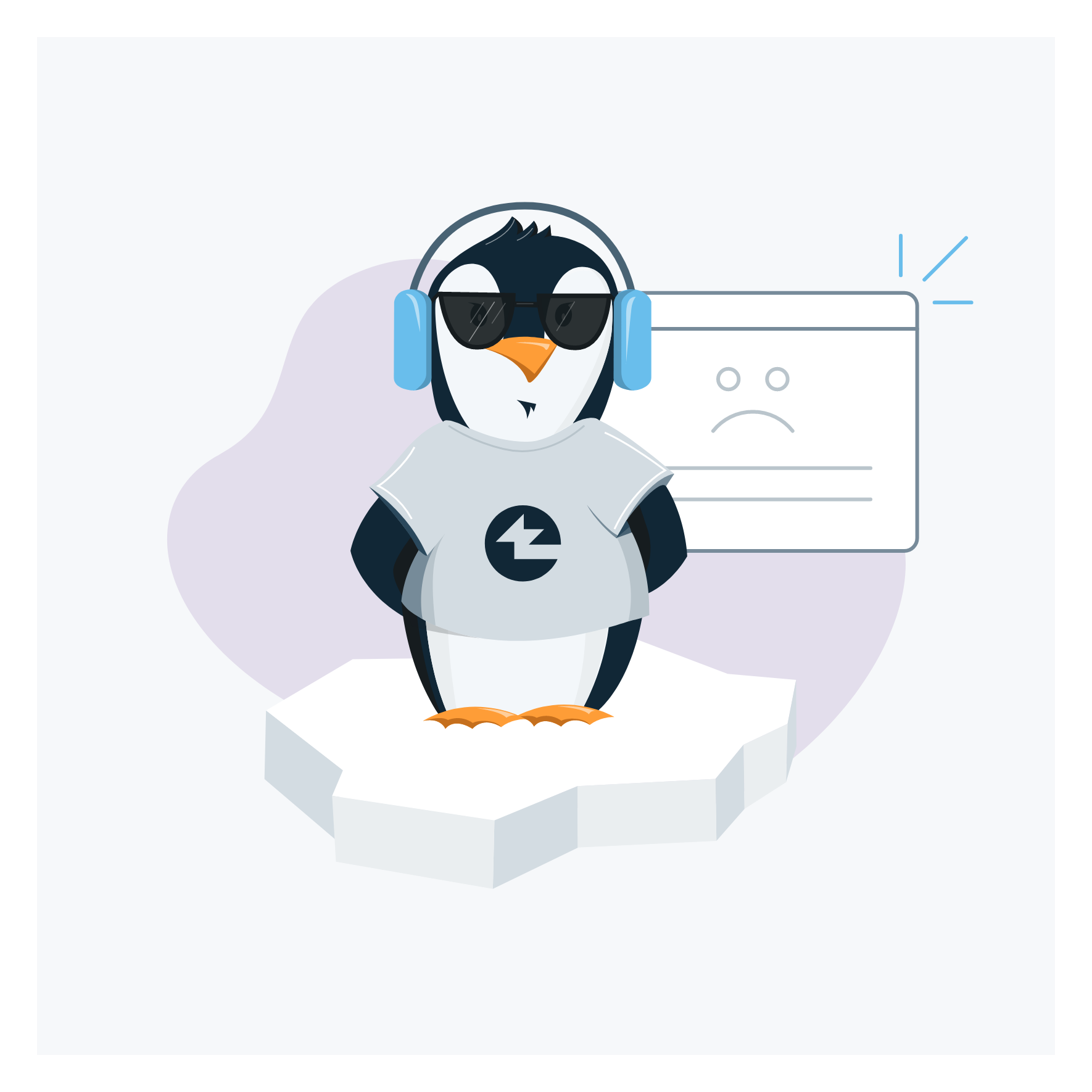 Eddie Iceburg Illustration