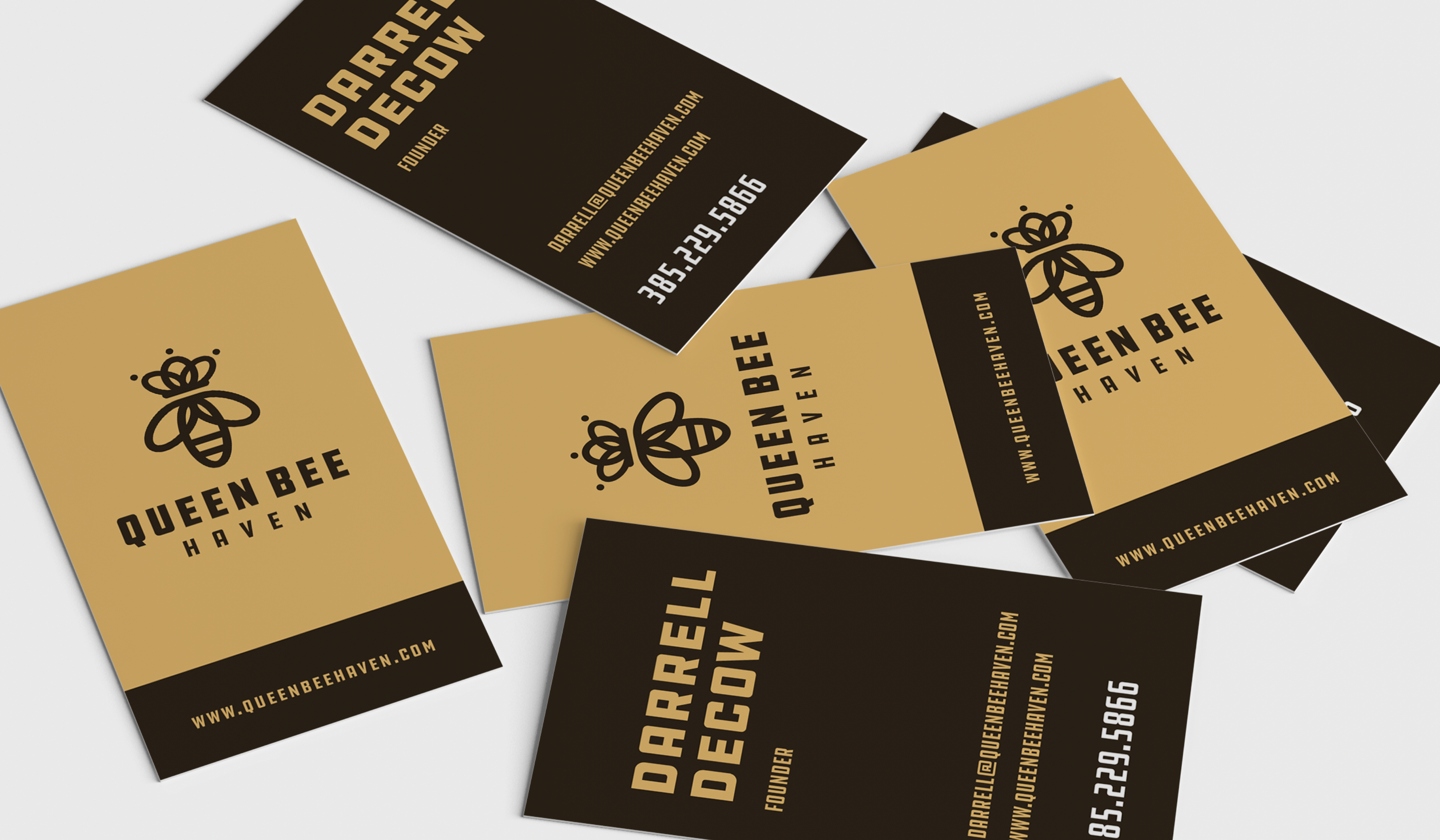 Queen Bee Haven Business Cards