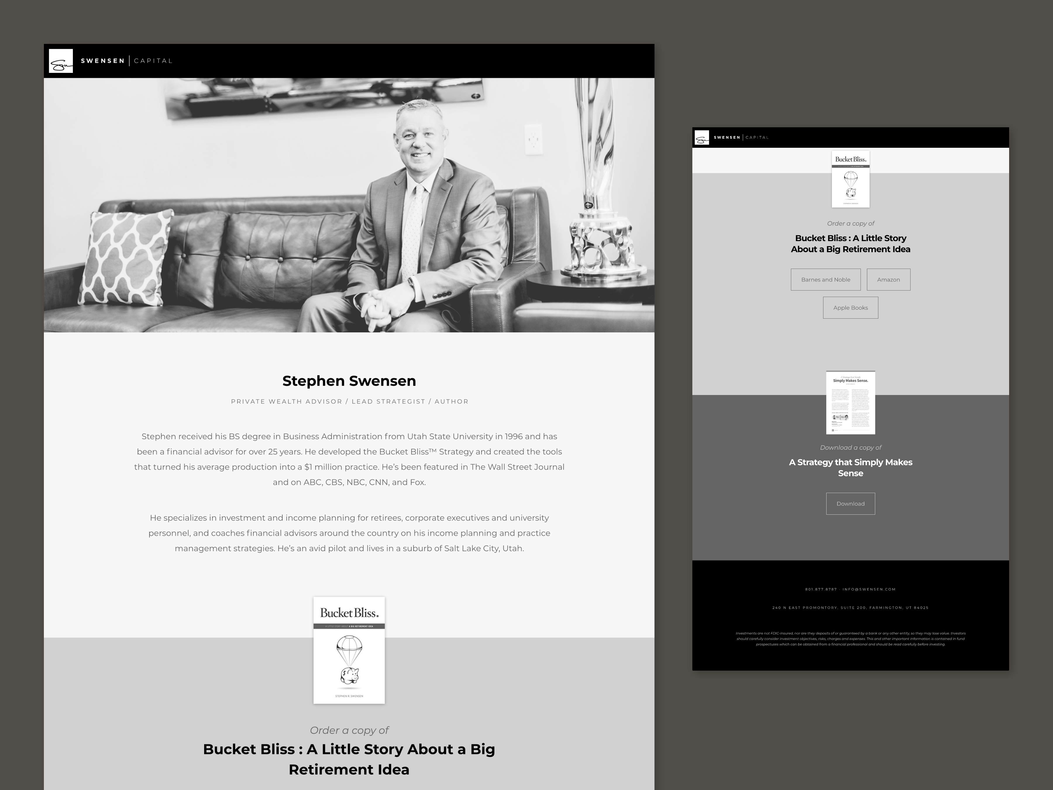 Swensen Capital Website