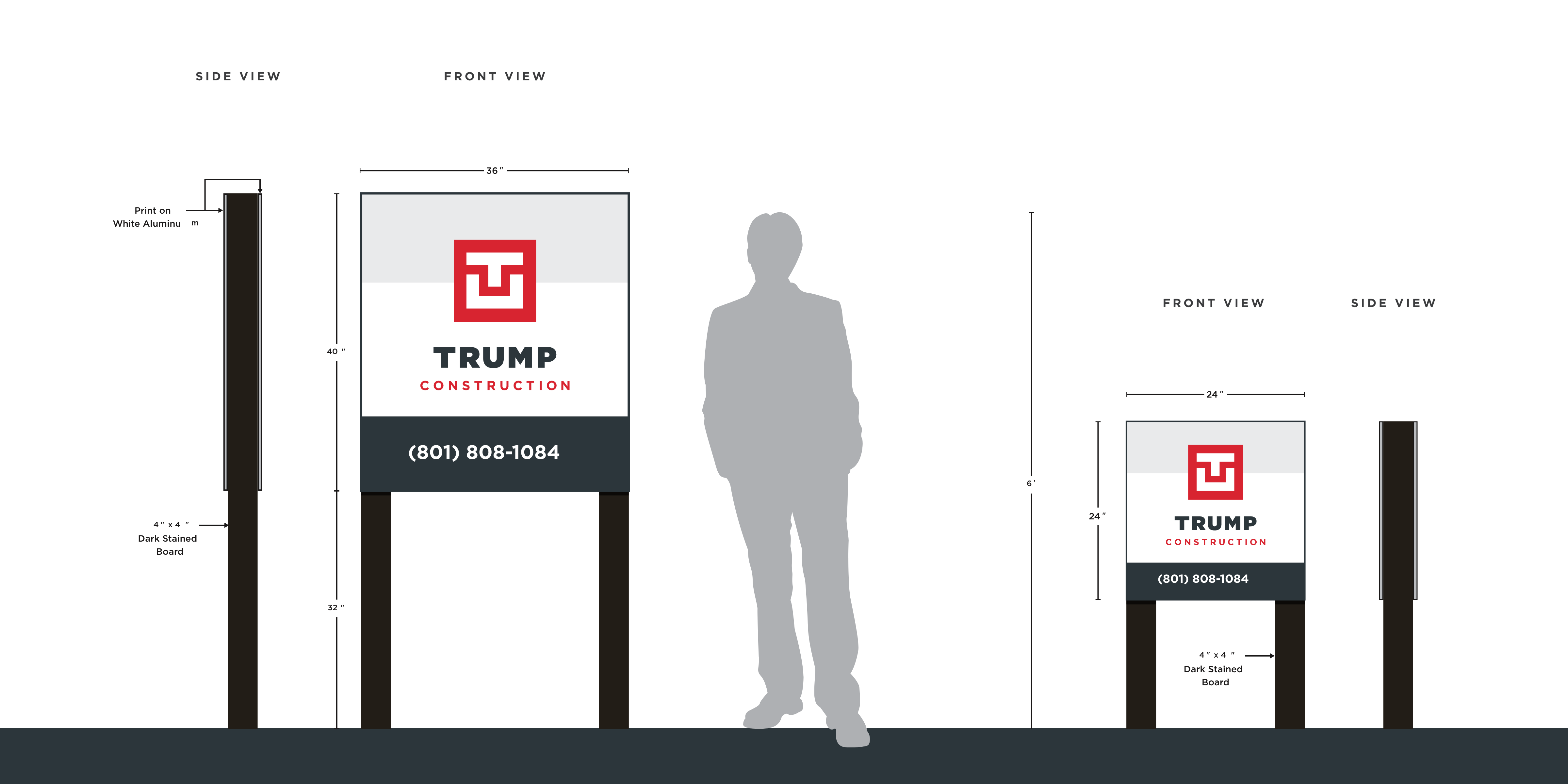 Trump Construction Signage