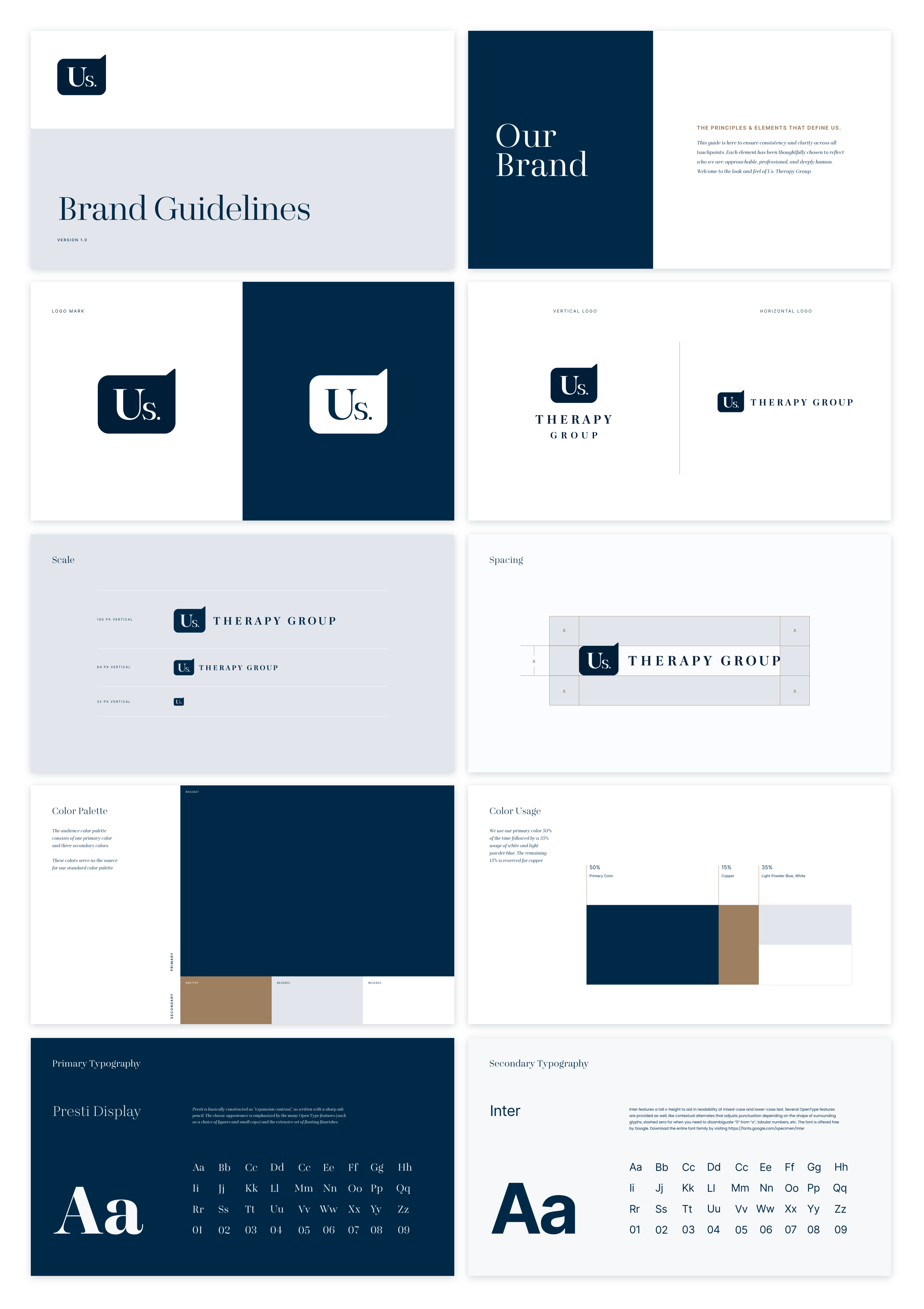 Us. Therapy Group Brand Style Guide